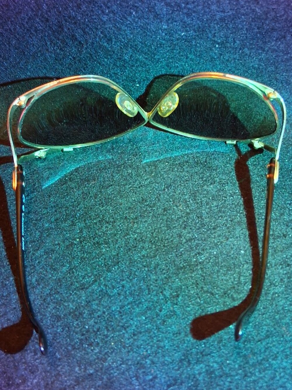 Christian Dior Vintage 70s/80s Oversized Butterfly Sunglasses 2056 Austria Gold - Picture 5 of 13